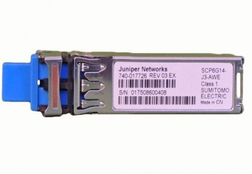 Juniper EX-SFP-1GE-LX40K вид спереди
