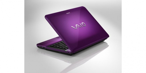 Sony VAIO VPC-EA3S1R Violet вид сбоку