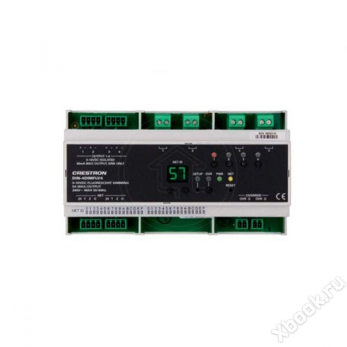 Crestron DIN-4DIMFLV4 вид спереди