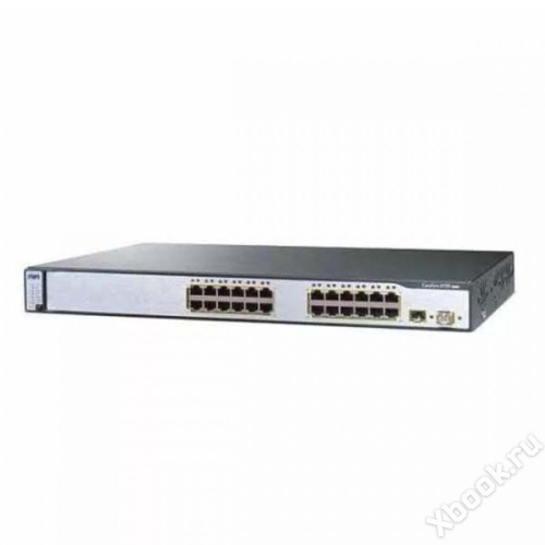 Cisco WS-C3750-24TS-S вид спереди
