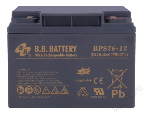 B.B.Battery BPS 26-12 вид спереди