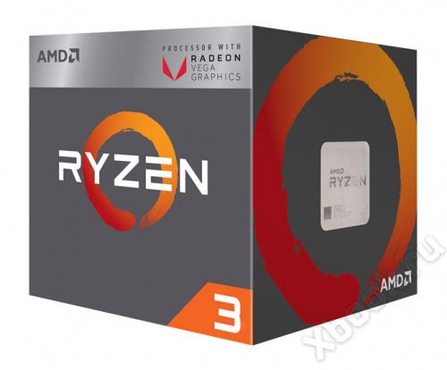AMD Ryzen 3 2200g YD2200C5FBBOX вид спереди