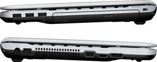 Sony VAIO VPC-EB4L1R/W Белый задняя часть