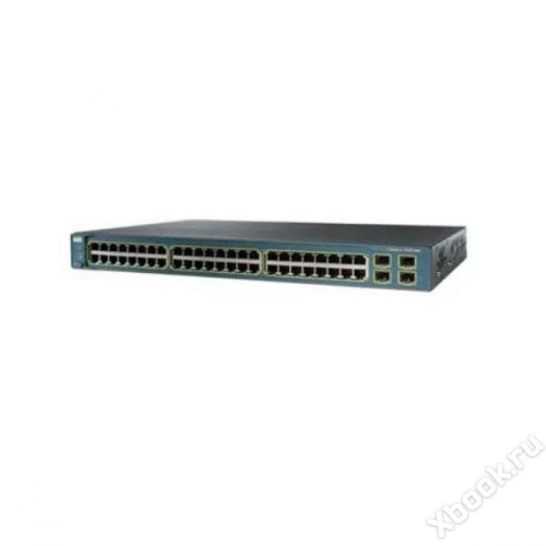 Cisco WS-C3560-48PS-S вид спереди